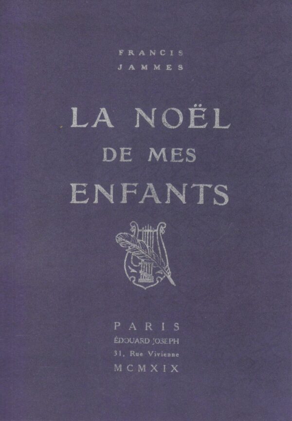 Plaquette facsimile – La Noël de mes enfants (Novembre 2019)