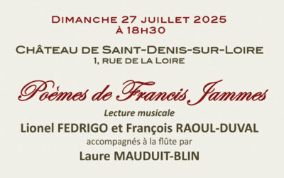 Lecture Musicale – Poème de Francis Jammes